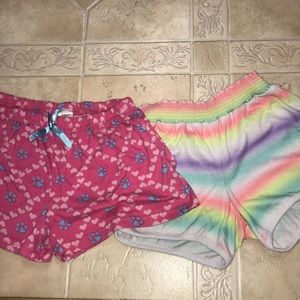 Girls pajama shorts set